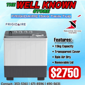 Frigidaire 15kg Twin Tub