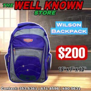 Wilson bookbag