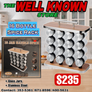 16 Jar Spice Rack