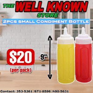 Sauce bottles