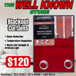 Blackout curtains Amanda Red SC