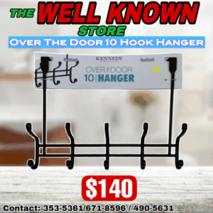 over the door towel rack Rust