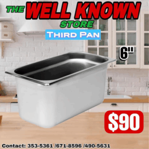 1/3 Pan Without Cover