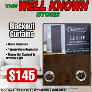Blackout curtains Leslie Brown SC