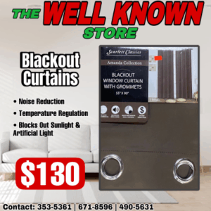 Blackout curtains Amanda Brown SC
