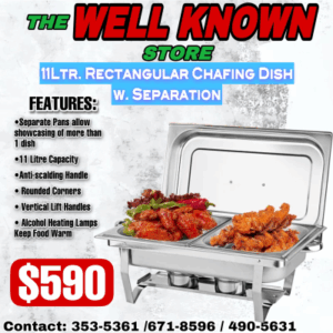 Chafing dish 11L , 2 division