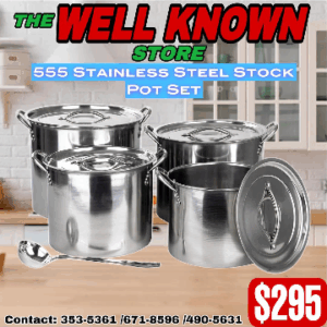 Stainless steel stock pot set 555