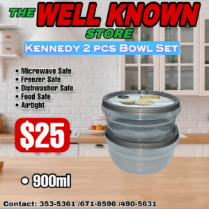 Kennedy 2pc Round bowl set
