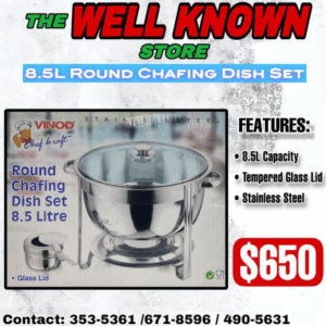 8.5 Ltr Round Chafing Dish