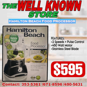 Hamilton beach food processor