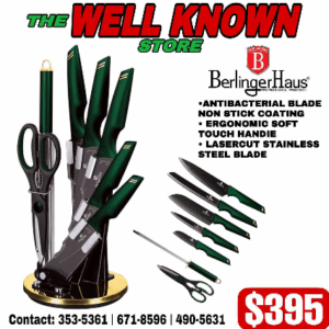 Berlinger Haus green knife set 7pcs