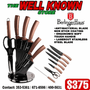 Berlinger Haus bronze 7pc knife set