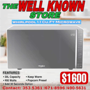 Whirlpool 1.1 cuft microwave