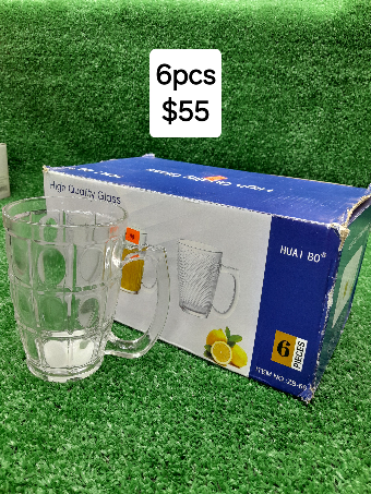 6pcs High Quality Clear Mug