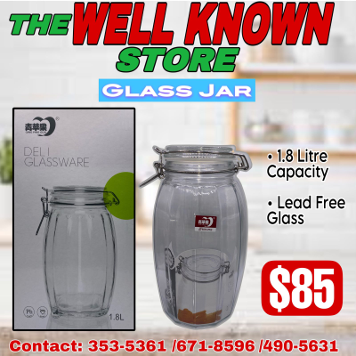 DELISOGA 1.8Ltr glassware