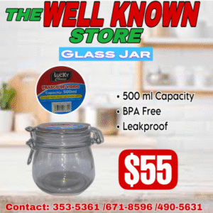 LUCKY CHOICE 500ML glass jar