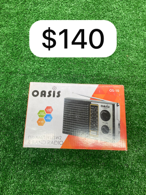 Oasis AM/ FM 4Band Radio orangebox