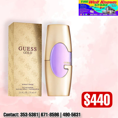 Guess gold new women edp 105ml