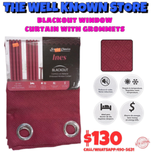 Blackout curtains Ines Burgundy SC