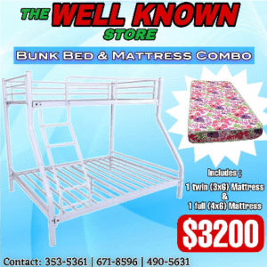 Bunk Bed & Mattress Combo