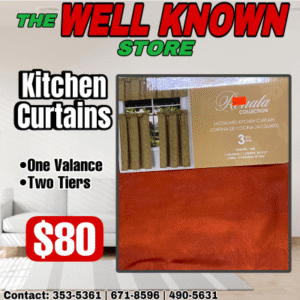 Kitchen Curtains Renata Orange SC