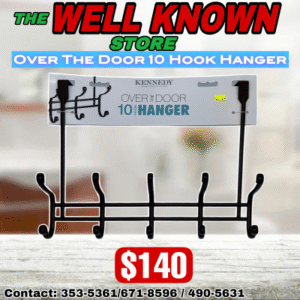 over the door towel rack Rust