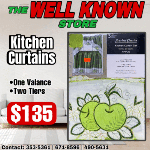 Kitchen Curtains Apple Green SC