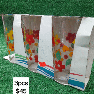 3pcs lotus glass set