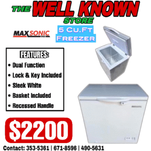 Maxsonic 5CuFt Chest Freezer (White)