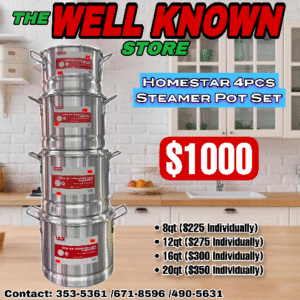 4pc Steamer Pot Set-20,16,12,8QT