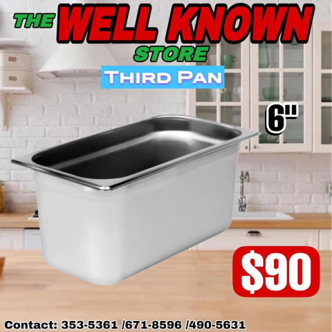 1/3 Pan Without Cover
