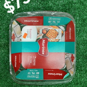 Marinex Square1.8ltr glass bowl