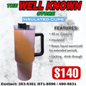 Insulated 40Oz. Coffee Cup w. Handle