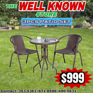 3pcs Patio Set ( Brown Woven)