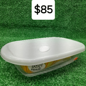 Sempre Nadir Rectangular glass bowl w.cover