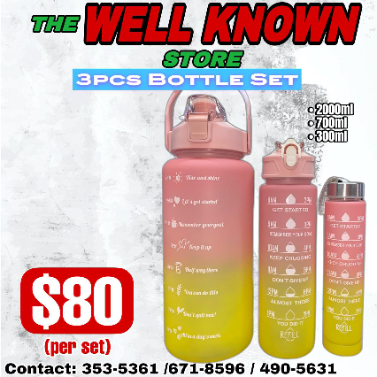 3pcs Bottle Set