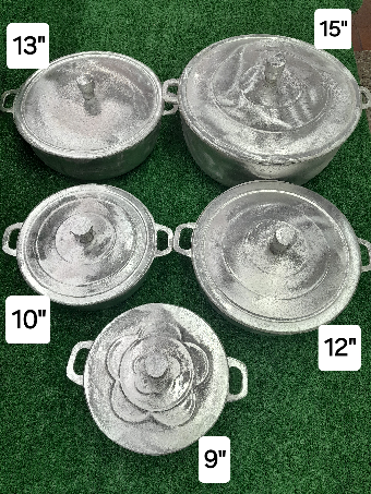 5pcs pot set with covers