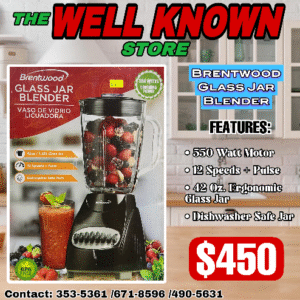 Brentwood Glass Jar Blender