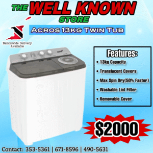 Acros 13kg Twin tub