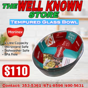 Marinex oval glass bowl 4ltr