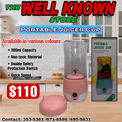 Portable juicer cup