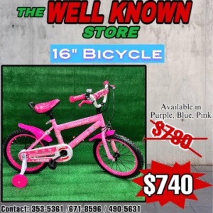 16" Jasmine Bike No Exchange or Refunds