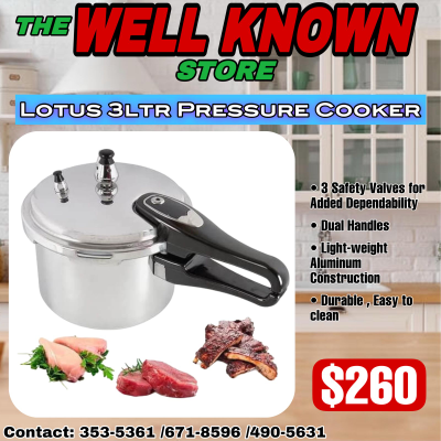 3 L lotus Pressure Cooker