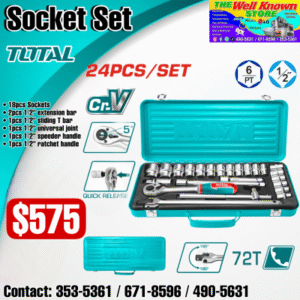 24pc Total Socket Set