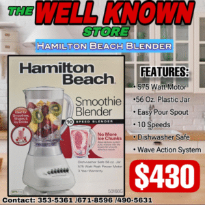 Hamilton beach smoothie blender
