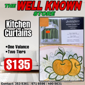 Kitchen Curtains Apple Orange SC