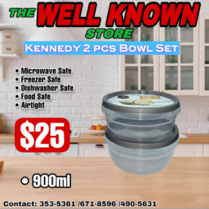 Kennedy 2pc Round bowl set