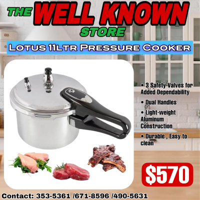 11 Ltr Lotus Pressure Cooker