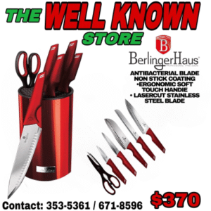 Berlinger haus red 7pc knife set