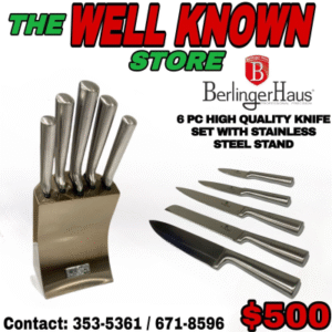 Berlinger Haus gold 6pc knife set